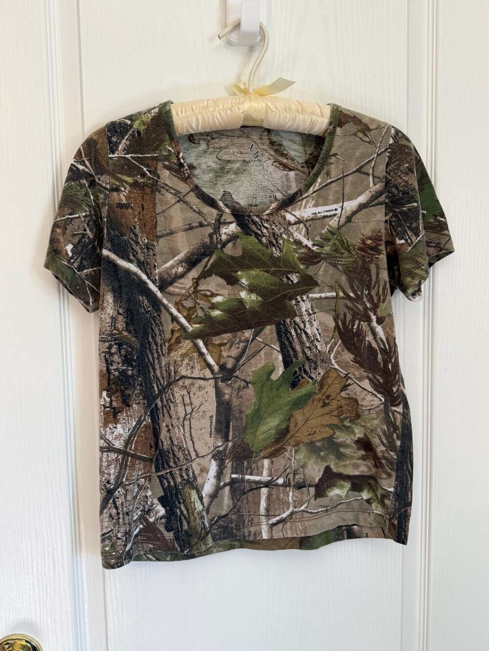 Lady Belle Ranger Realtree Camouflage Short Sleeve T-Shirt Size L